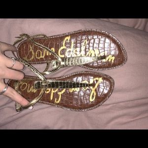 Gold Sam Edelman Sandals